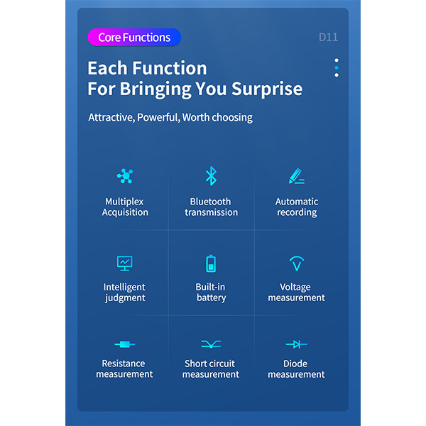 مولتیمتر هوشمند JC مدل D11
