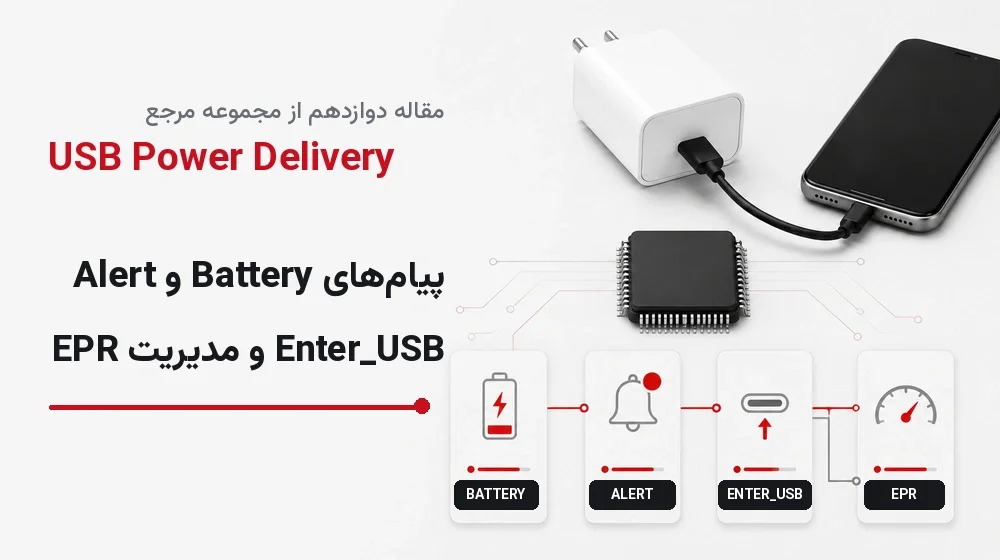 پیام‌های داده‌ای USB PD؛ Battery_Status، Alert، Country، Enter_USB، EPR و Source_Info