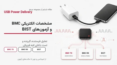 مشخصات فرستنده و گیرنده BMC و آزمون‌های BIST در USB Power Delivery