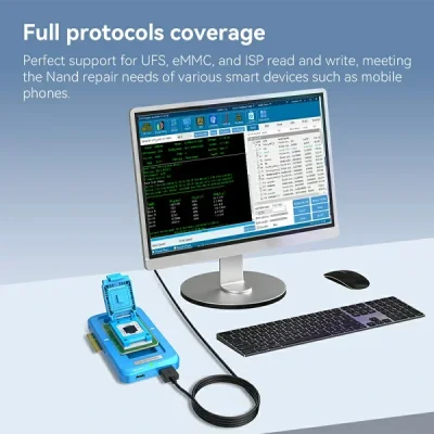 پروگرامر U70 نسل دوم مناسب برای emmc/UFS/ISP برند JCID (پک کامل)