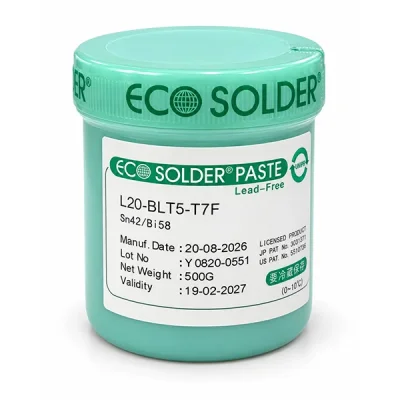 خمیر قلع 500 گرمی SMIC(Senju) مدل ECO Solder دمای 138