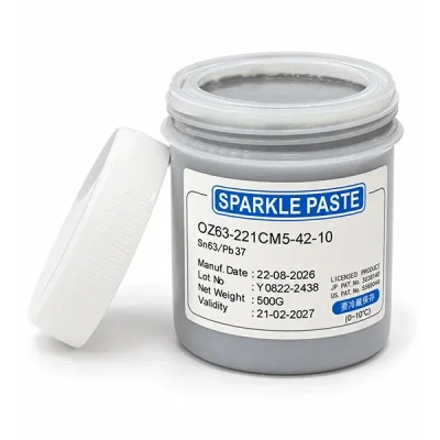 خمیر قلع 500 گرمی SMIC(Senju) مدل Sparkle Paste دمای 183